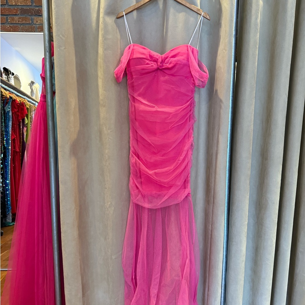 Pink Off the Shoulder Dress (S)